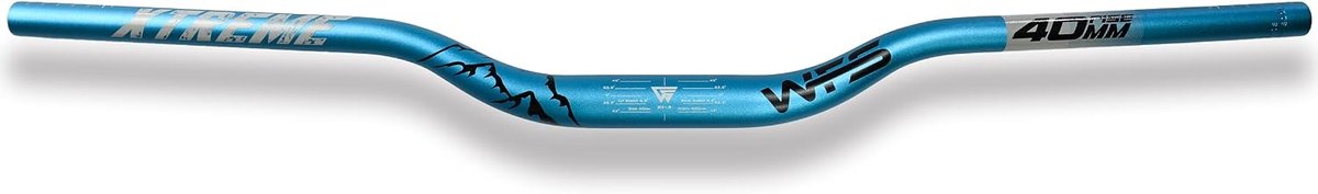Fietshandlebar 31,8 x 800 mm - Aluminium - 40 mm rise - Perfect voor high-performance setups - ShopVlot