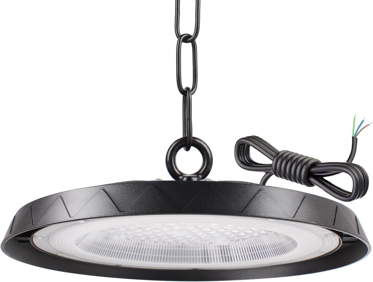 LED spotlight 100W - UFO design - 10.000 Lm - koud wit - ideaal voor werkplaatsen - ShopVlot