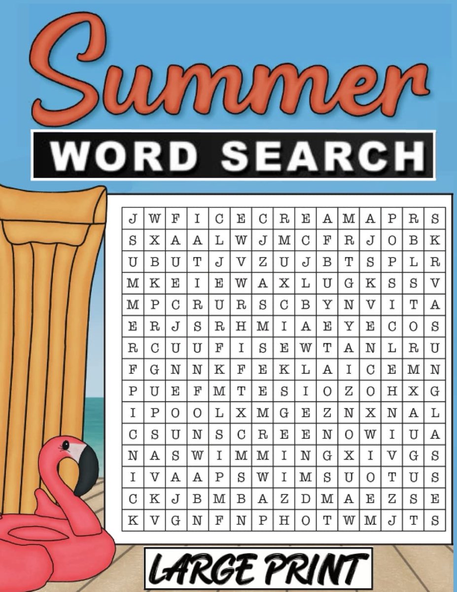 Woordzoekboek grote letters - 1000+ puzzels voor volwassenen en kinderen - houdt de geest actief - ShopVlot