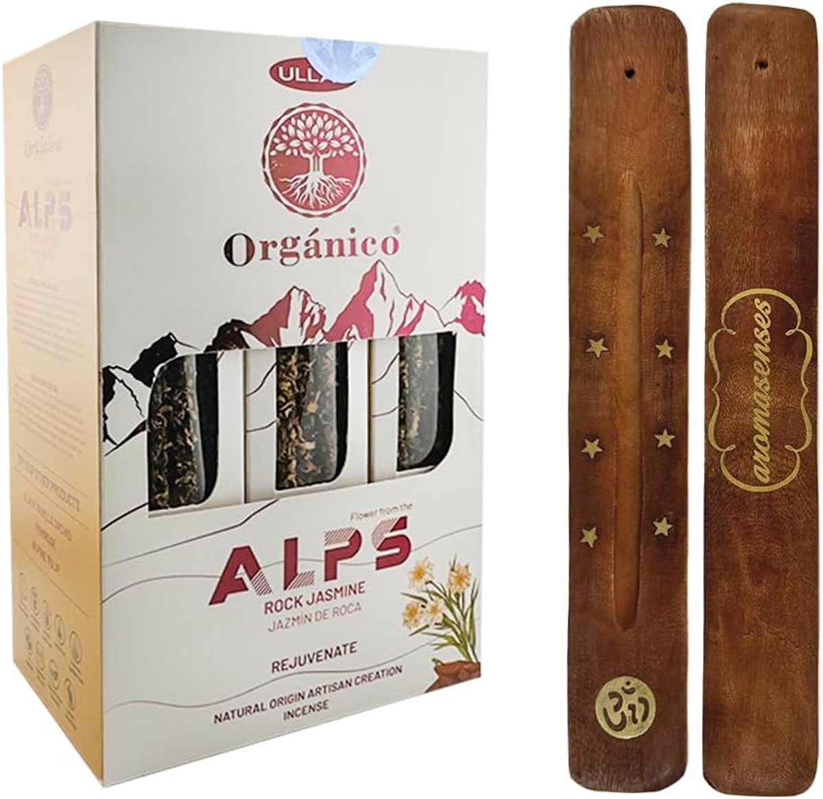Aromatherapie box met 12 dozen Ullas Alpen Jasmijn - 100% natuurlijke vlees - ecologische geur - ShopVlot