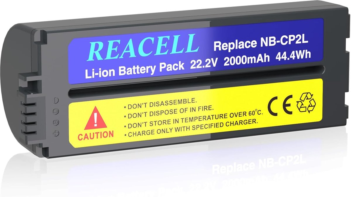 Accu NB-CP2L 2Ah - Vervangingsbatterij - Compatibel met Canon Selphy CP1500 - Voor langere afdrukervaring - ShopVlot