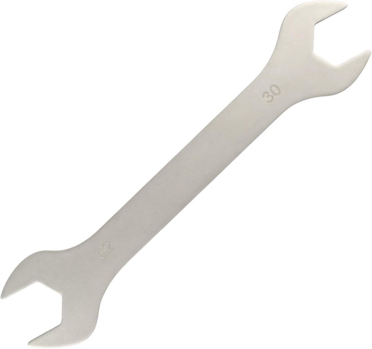 Dubbele steeksleutel 30 mm x 32 mm - roestvrij staal 3cr13 - 15 graden gebogen - ideaal voor autoreparaties - ShopVlot