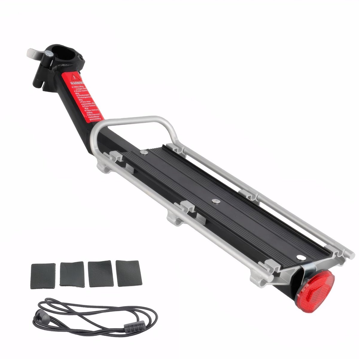 Fiets bagagedrager lichtgewicht - quick release - universele 20lb/9kg load - perfect voor mountainbikes - ShopVlot