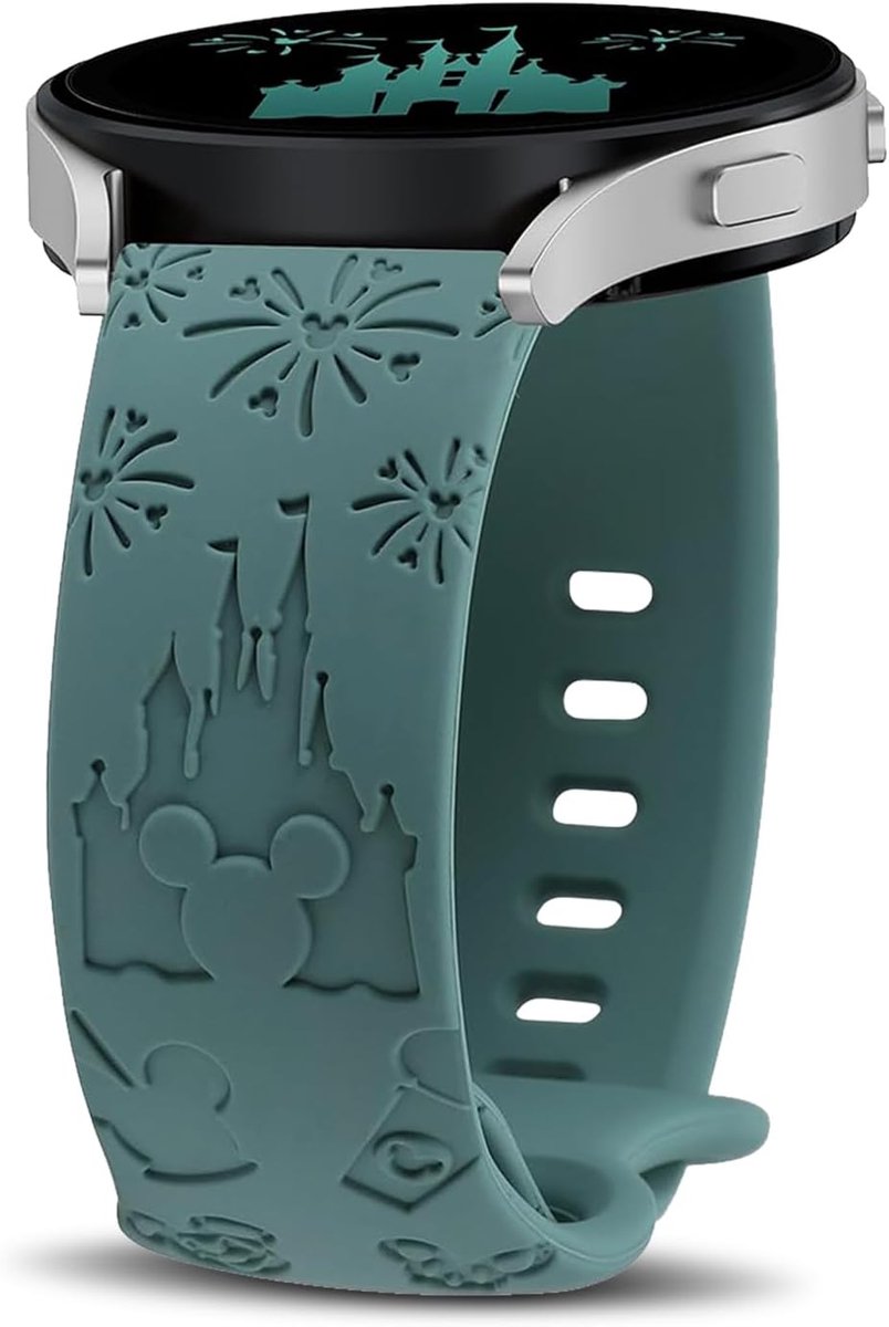 Siliconen horlogeband 20mm - cartoon-gegraveerd - geschikt voor Samsung Galaxy Watch - trendy en schattig - ShopVlot