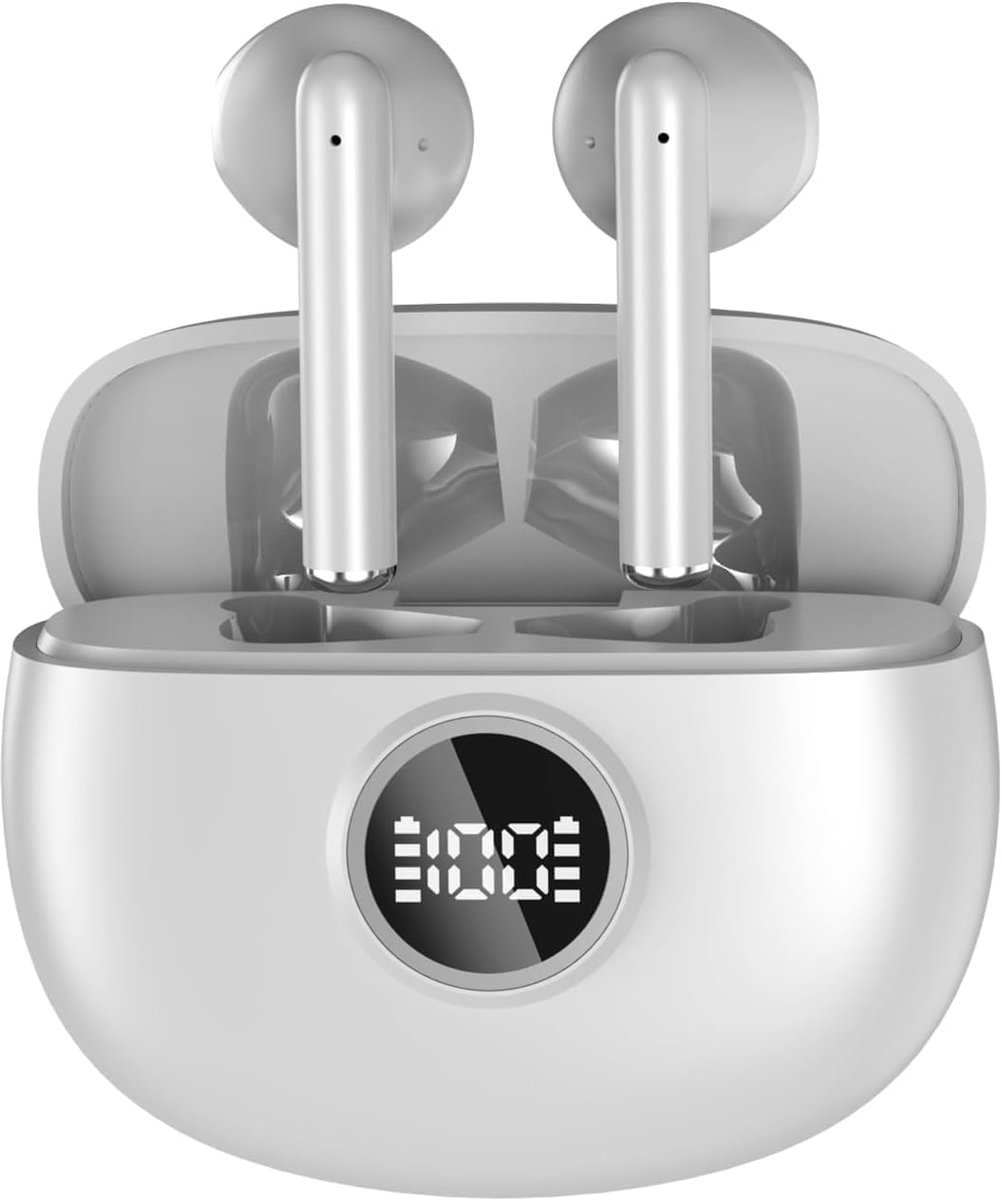 Bluetooth hoofdtelefoon - 6D diepe bas - ruisonderdrukking - 40 uur speeltijd - ShopVlot