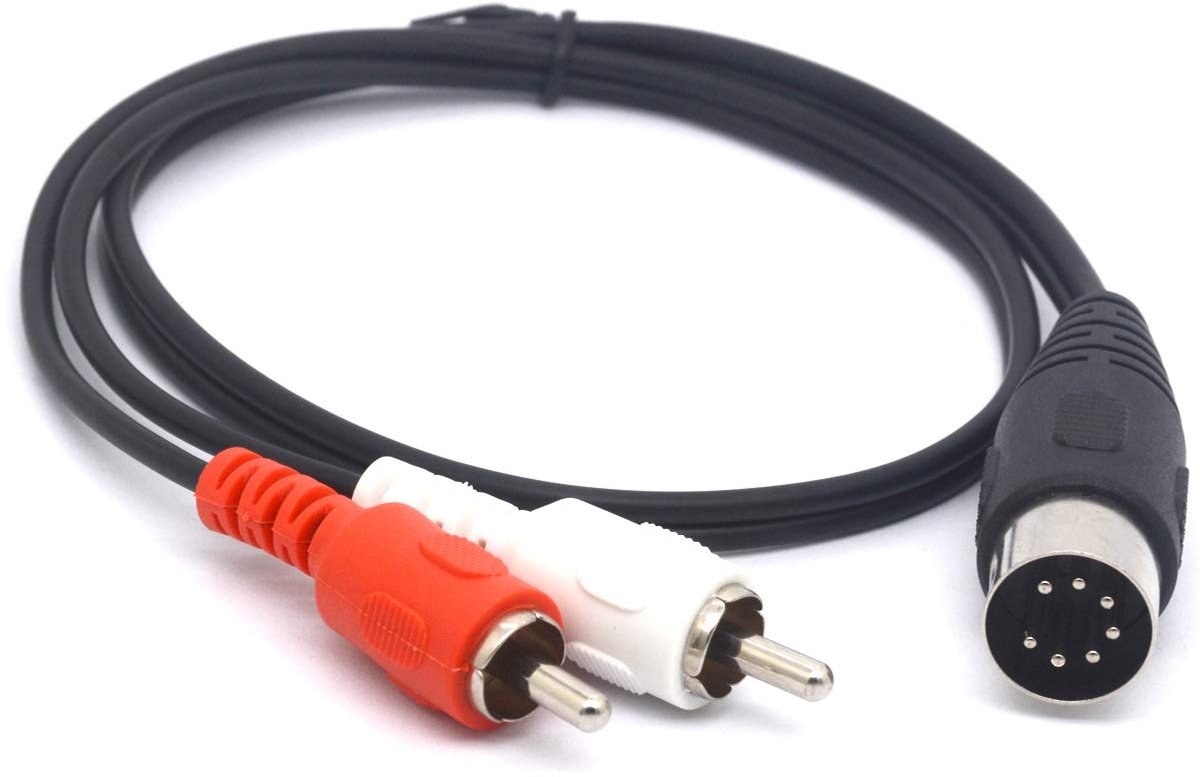 7-Pin DIN naar RCA Kabel - 50cm - Audiokabel - Verbind Bang & Olufsen met andere audioapparatuur - ShopVlot
