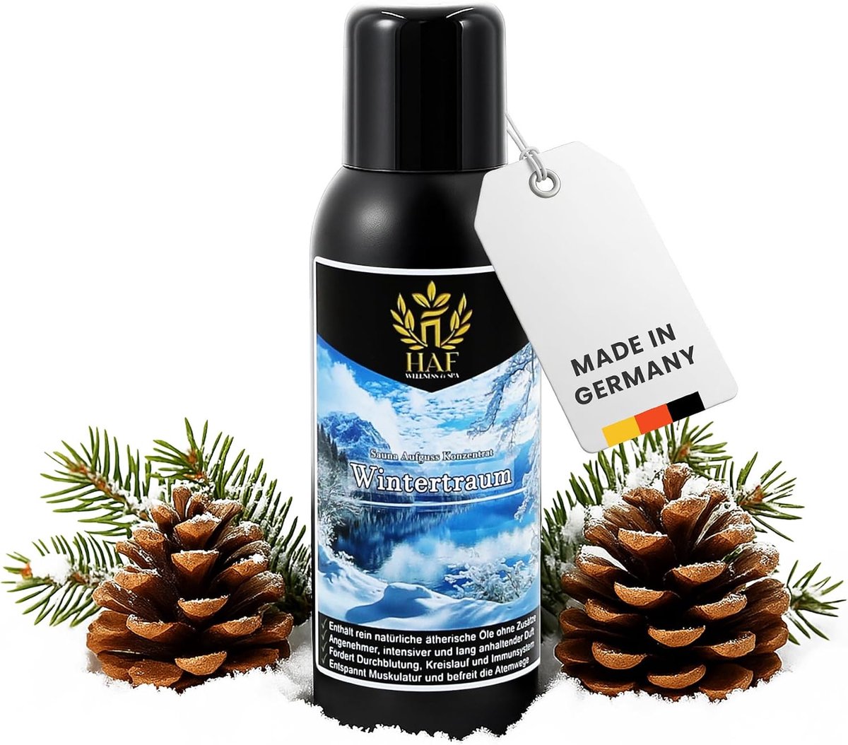 Sauna Infusie Concentraat 250 ml - Winterdroom - Natuurlijke Essentiële Oliën - Intensieve en Langdurige Geur - ShopVlot