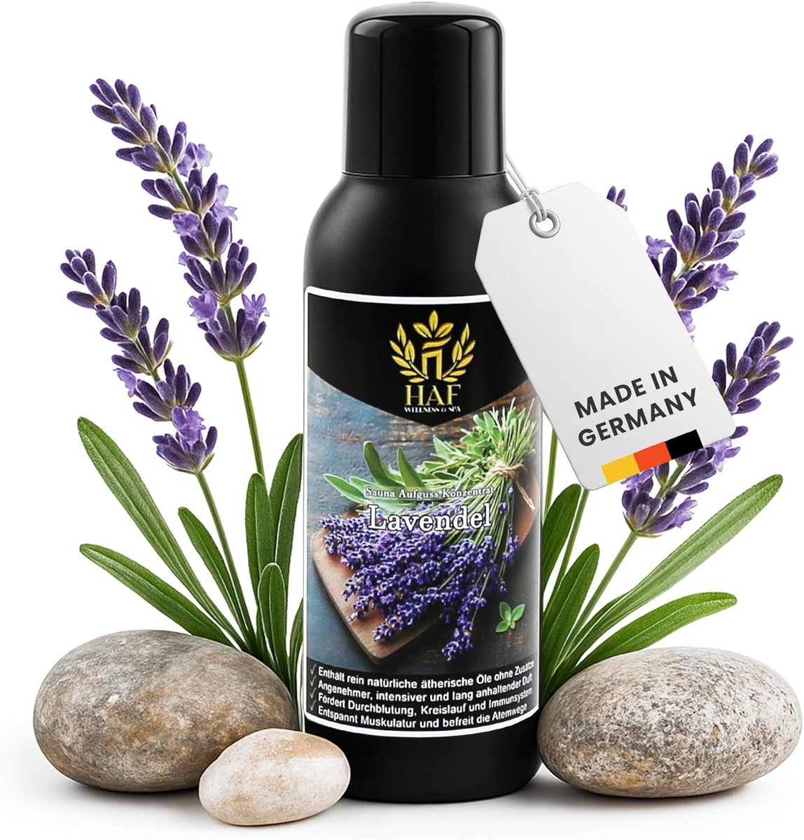 Sauna infusieconcentraat 250 ml - lavendel - 100% natuurlijke essentiële oliën - intensieve geurbeleving - ShopVlot