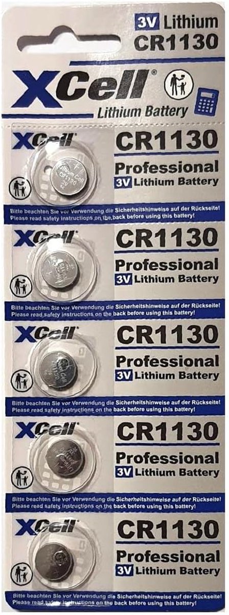 Knopcelbatterij CR1130 - Lithium - 3 Volt - Betrouwbare energiebron voor kleine apparaten - ShopVlot