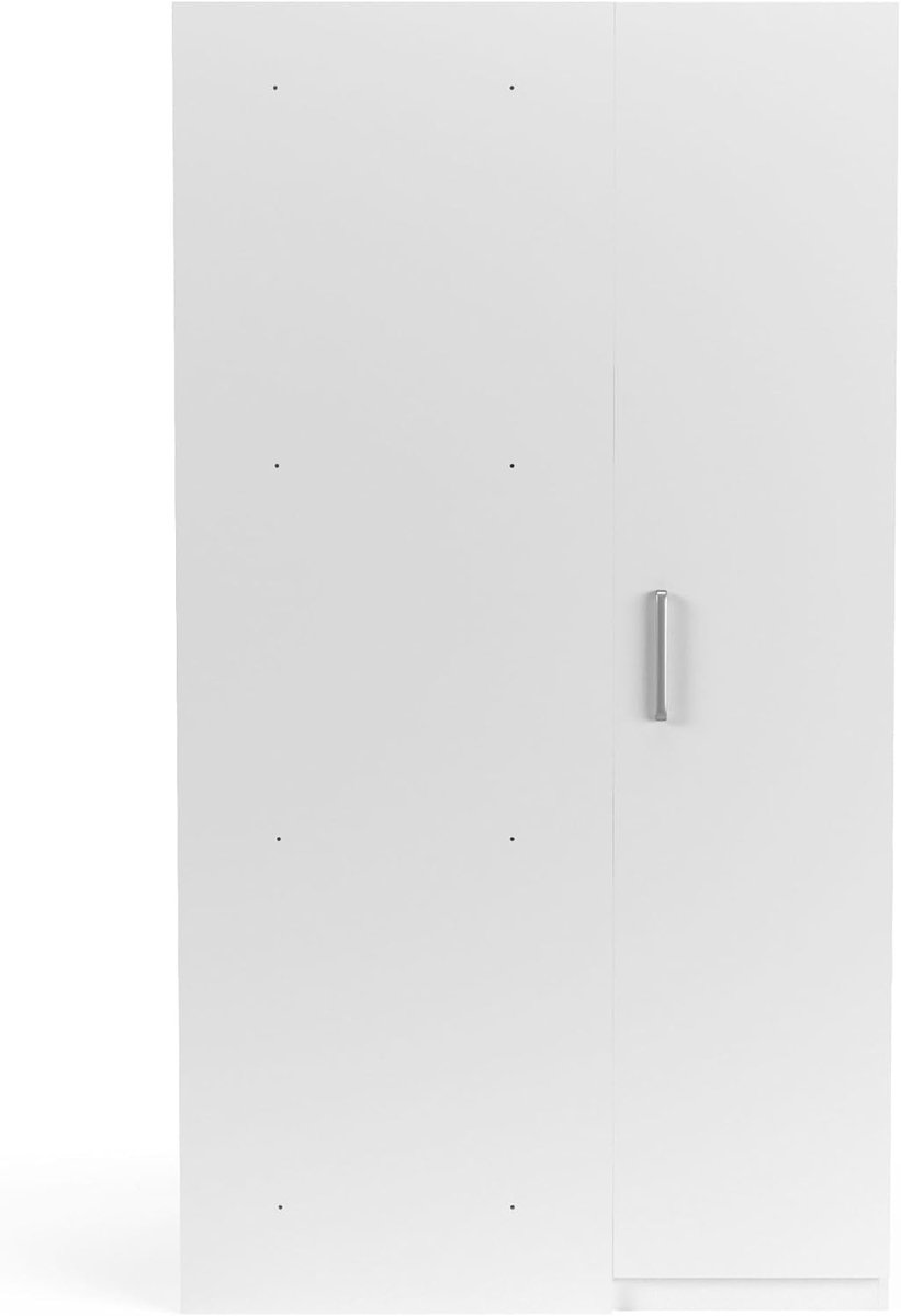 Opbergkast zijkast voor wasmachine 1150 mm - Wit - Stijlvol en ruimtebesparend - Extra opbergruimte voor wasmiddelen - ShopVlot