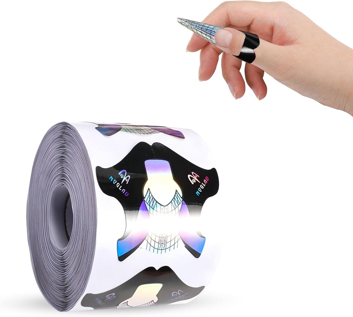 Nagelfilms 300 stuks - Zelfklevende sjablonen - Professionele nagelkunst - Voor UV-gel en acryl - ShopVlot