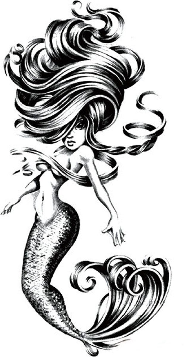 Tijdelijke tattoo Ocean Muse 3 dagen