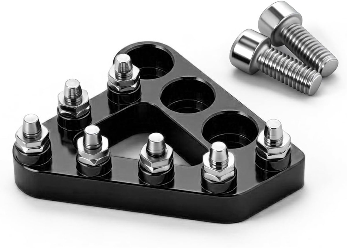 Motorfiets Achterrempedaal Trap CNC Aluminium Billet Voor 125 250 300 350 450 530 690 950 990 SX EXC XCF SXF XC XCW EXCF EXCW EXCF SMR-Zwart