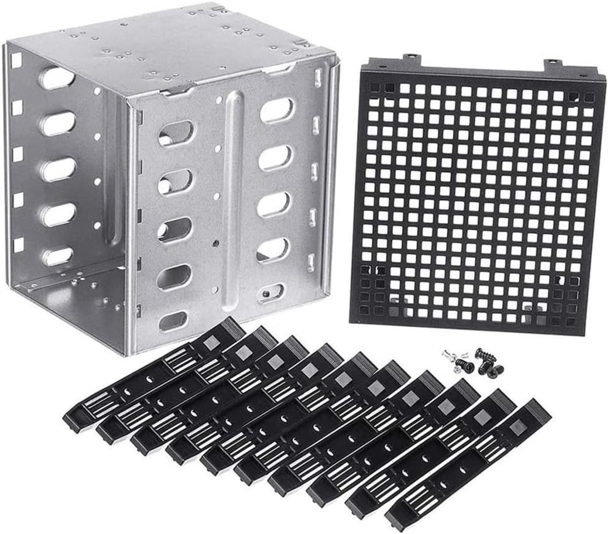 Harde schijf behuizing 5.25 inch - 5 x 3.5 inch HDD cage rack - robuust ontwerp - eenvoudig uitbreiden - ShopVlot