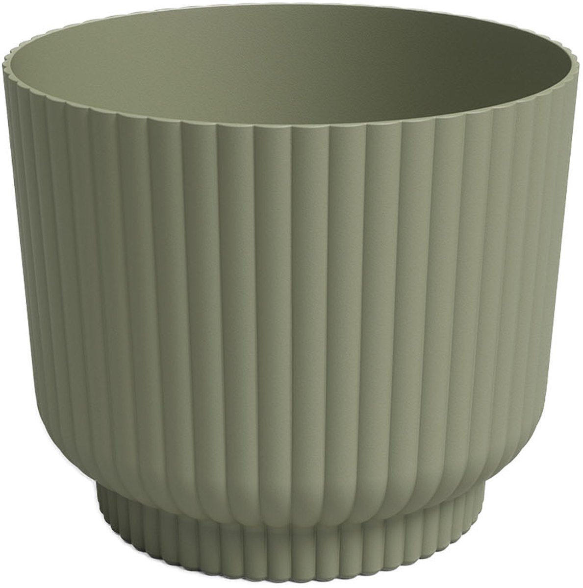Merkloze Miami Wavy Pot 20cm Antraciet - UV & Vorstbestendig