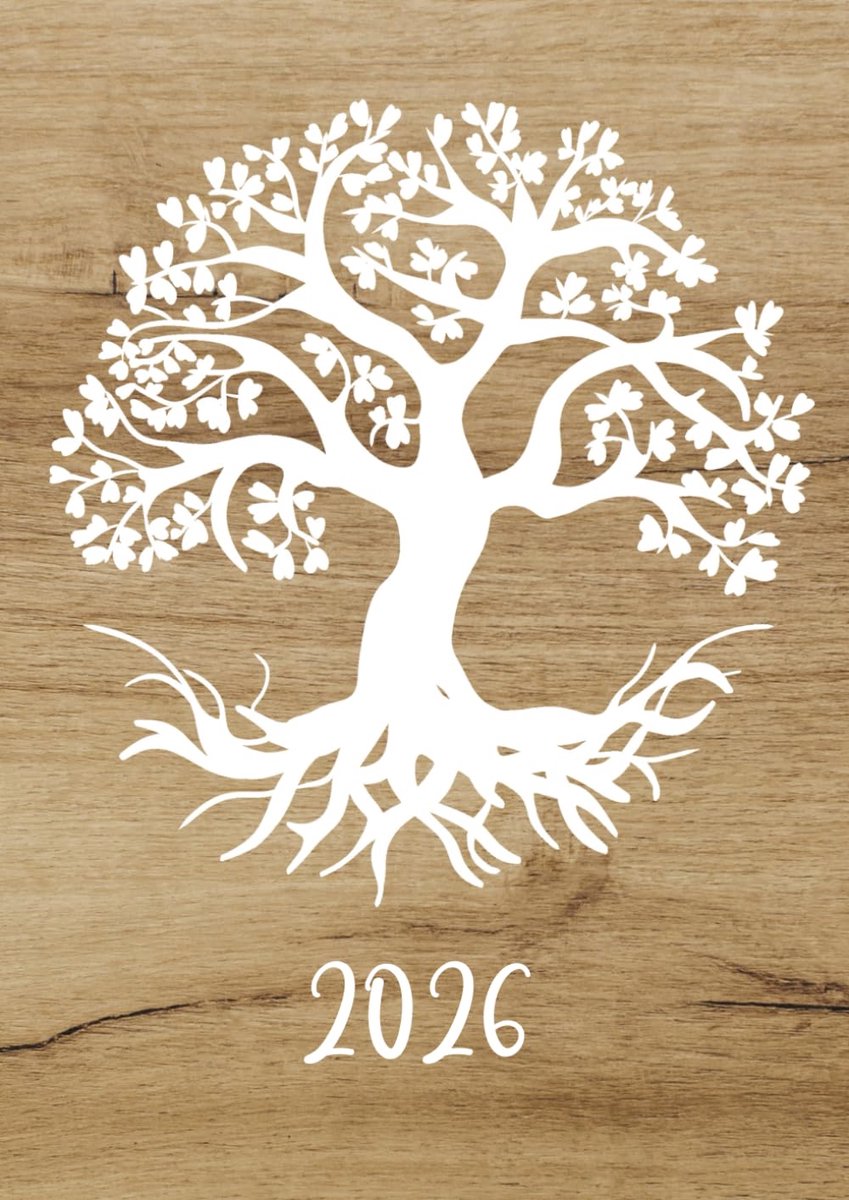 SnelShoppen - Agenda 2026 Arbre de Vie | Semainier A4 (21x29,7 cm) | Verticale Planning Hebdomadaire met Uren (7h-22h)
