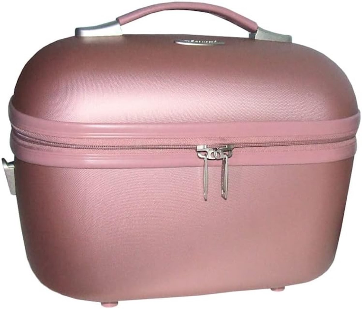 Toilettas Hard Roze met Handvat en Schouderband - Make-up en Toilettas - Ruim en Praktisch voor Op Reis - ShopVlot