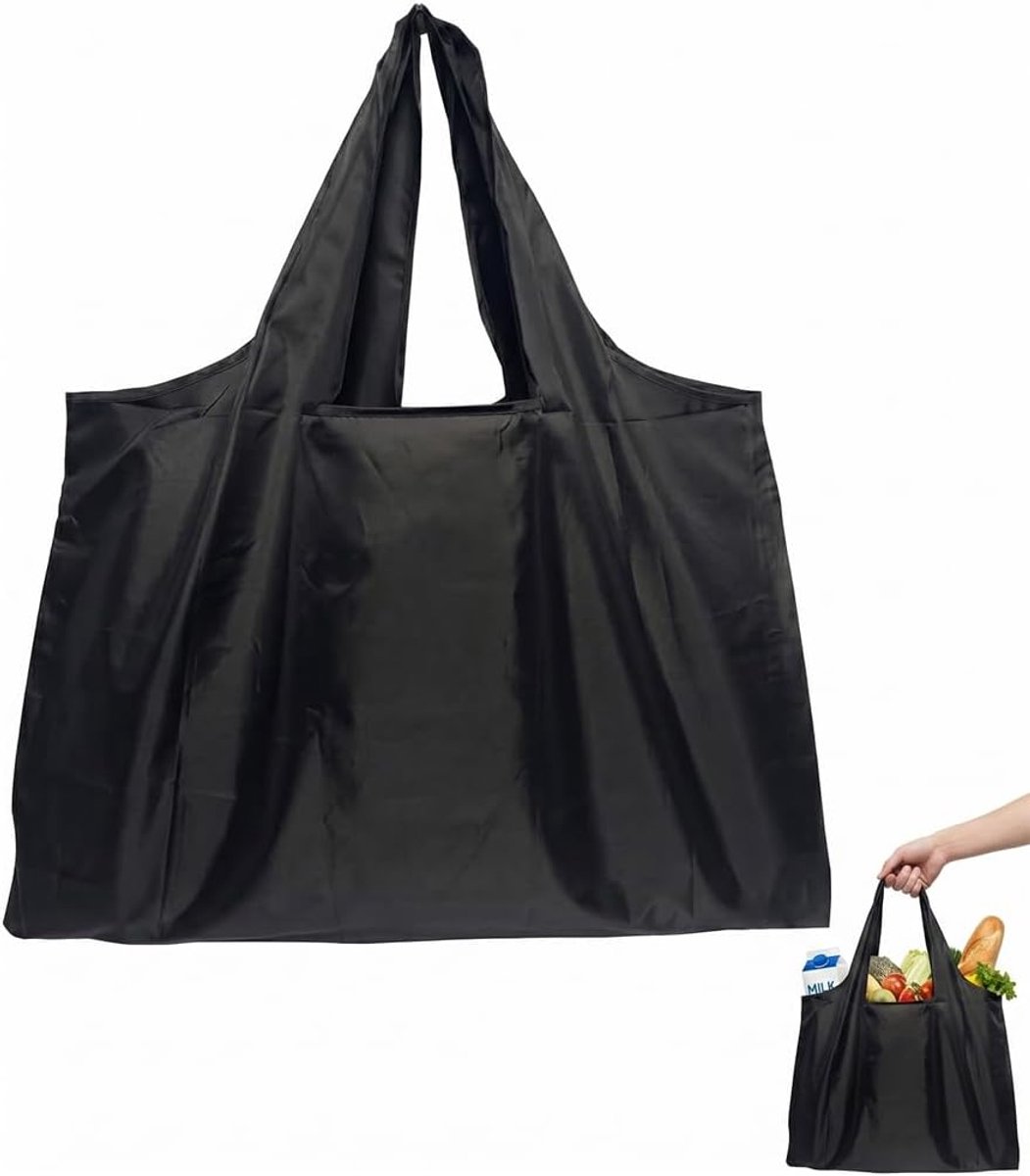Opvouwbare boodschappentas 58 x 40 cm - herbruikbaar - licht en sneldrogend - ideaal voor winkelen - ShopVlot