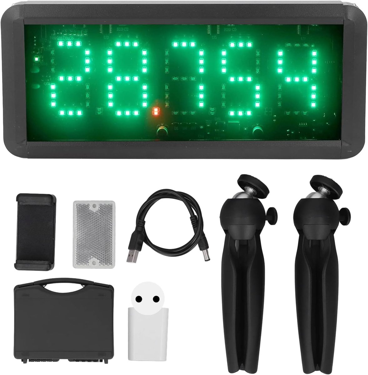 Draadloze laser timer - batterijgevoed - 8 uur gebruik - ideaal voor snelheidstraining - ShopVlot