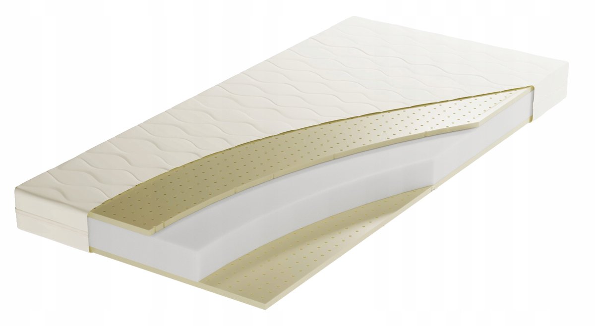 Merkloos Latex-Schuimmatras 100x200x14 cm - Comfortabel Slapen