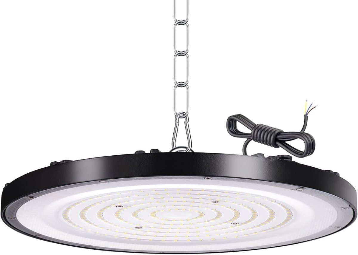 UFO LED High Bay Lamp 200W - 6000K Koud Wit - 20.000 Lumen - IP65 Waterdicht voor Werkplaatsen - ShopVlot