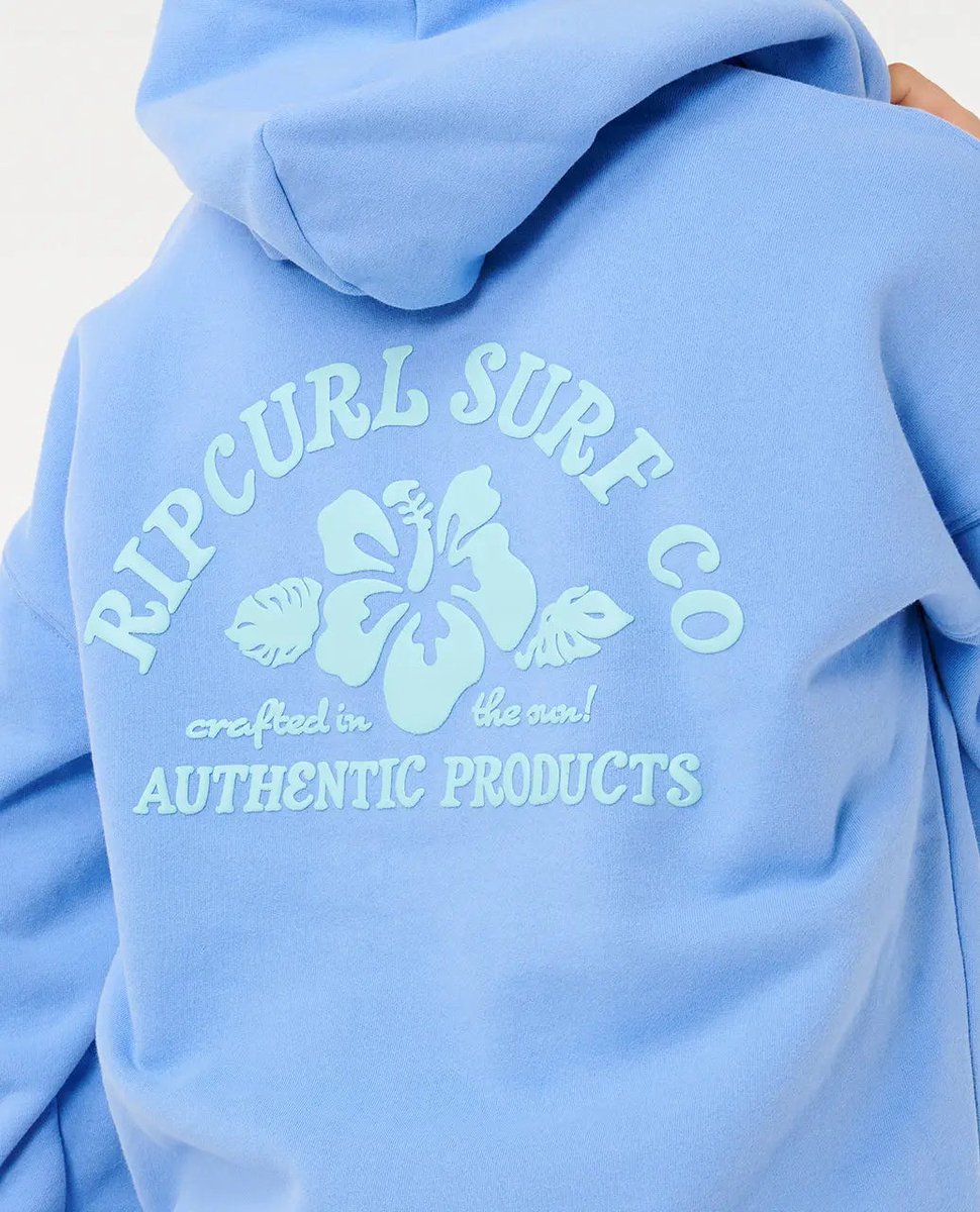 Rip Curl Surf Puff Heritage Hood P/P Cornflower Blauw