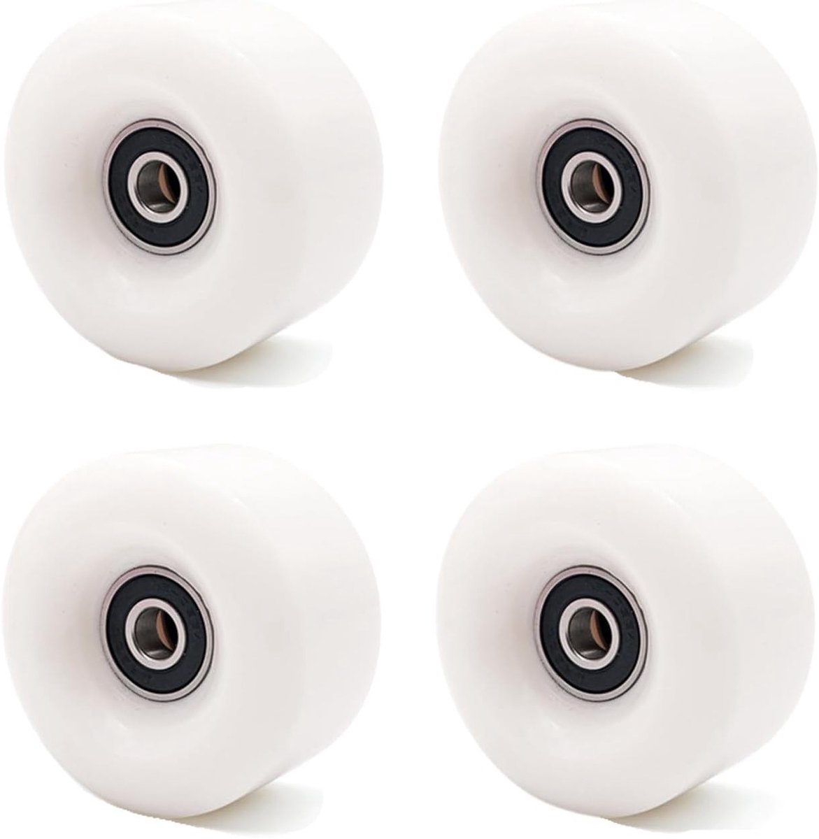 Dubbele Rij Roller Skate Wielen 58x32mm Vervangingswielen met Lagers Duurzame PU Wielen voor Quad Skates en Skateboards Geschikt voor Actieve Sporters