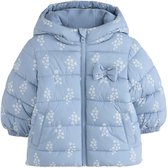 Next - Meisjes - Waterafstotende, met fleece gevoerde, gewatteerde jas - Blauw