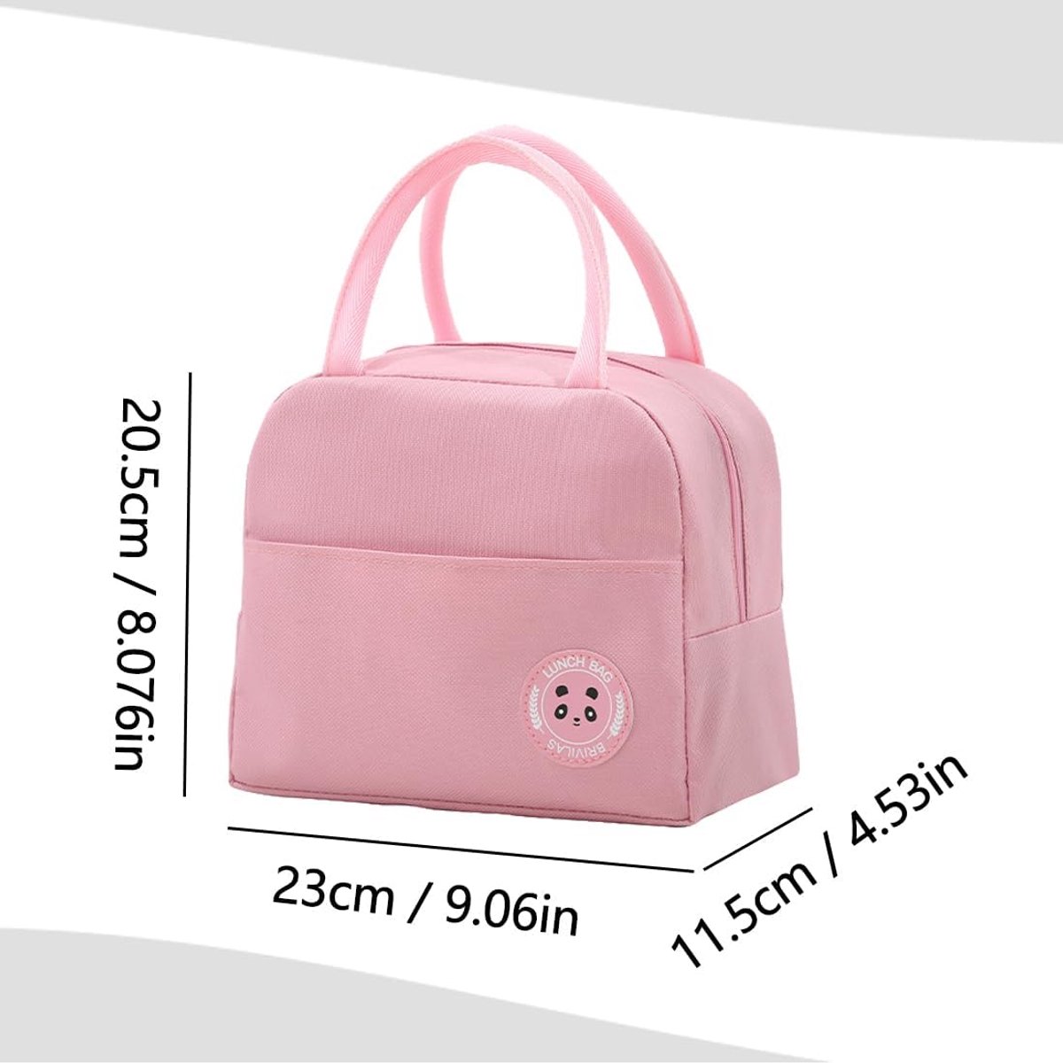 Lunchtas - Roze - Geïsoleerd en Waterdicht - Vouwbaar en Draagbaar - Voor Dames