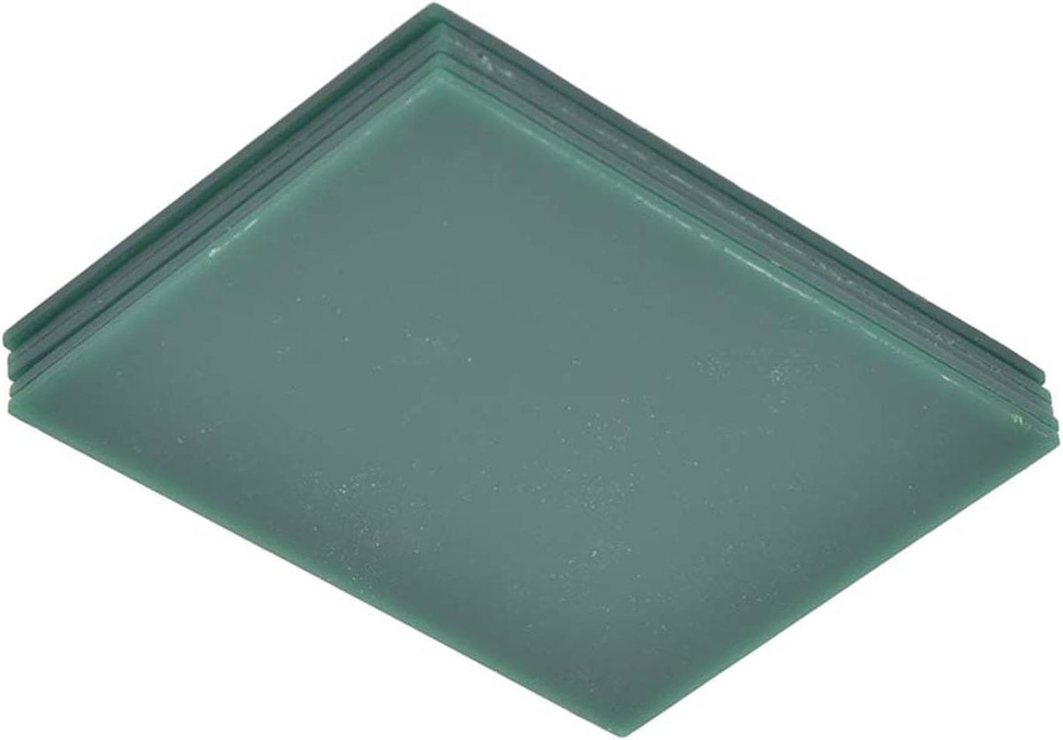 Sieraden Carving Wax - Modelleren Was - Sieraden Maken - Glad Non-stick Oppervlak - 2 mm Dikte - Groen