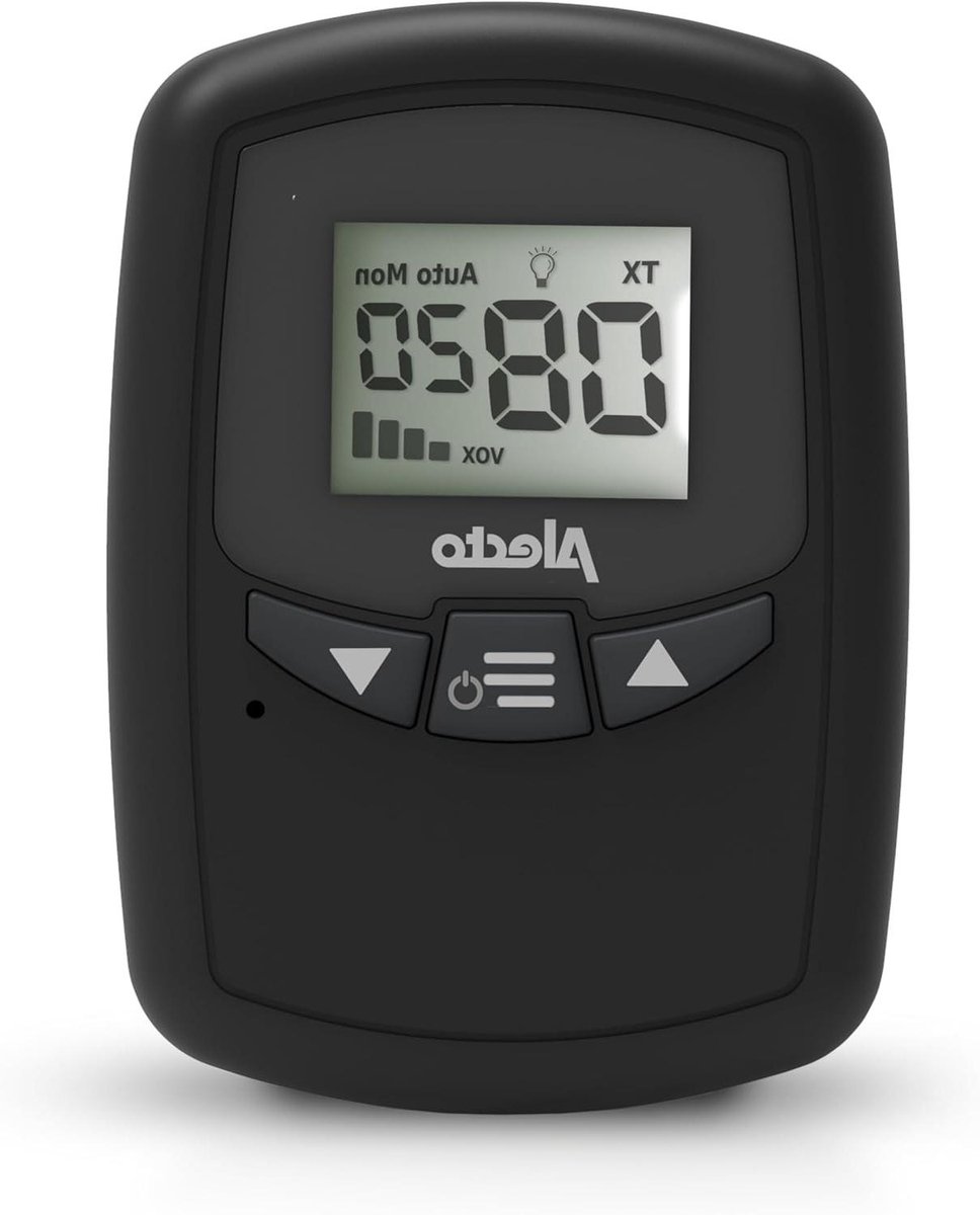 Audio Baby Monitor - Babyfoon Extra Unit - Meerdere Kinderen - Automatische Geluidsactivering - 3 Meter Bereik - Zwart
