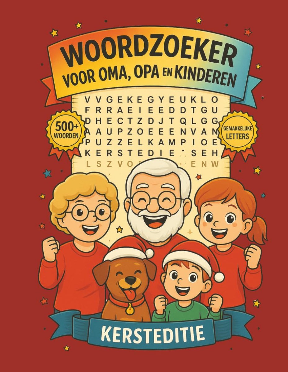 Woordzoeker voor Jong & Oud - 100 Grote Letter Puzzels - Magisch Puzzelavontuur - Samen Leren en Lachen - ShopVlot