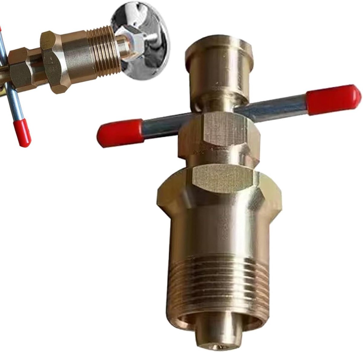 Veertrekker - Olijftrekker - Pijp Reparatie - Corrosiebestendig Metaal - 15 mm / 22 mm - Koperkleurig