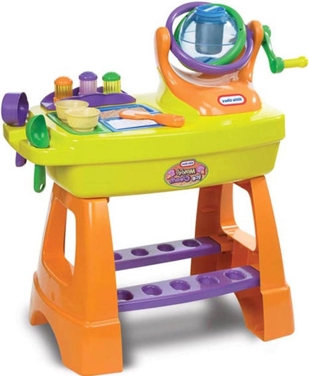IJsmachine Speelgoed IJsmaker Kinderen Spelen Eenvoudige Bediening 61 x 33 x 40.6 cm Wit