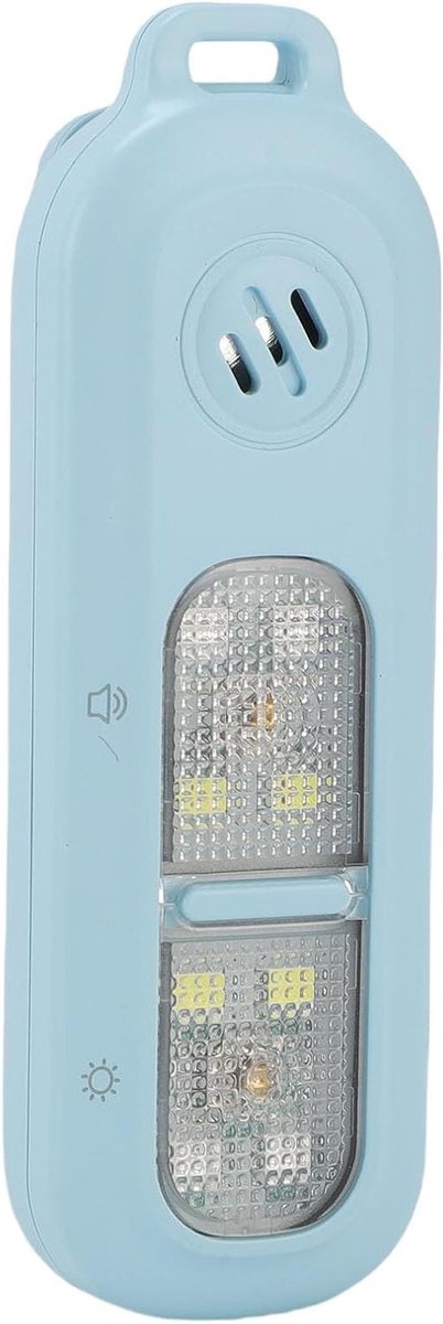 Persoonlijk Veiligheidsalarm - Noodalarm Sleutelhanger - Persoonlijke Beveiliging - 130dB Luid Geluid - Compact Formaat - Blauw