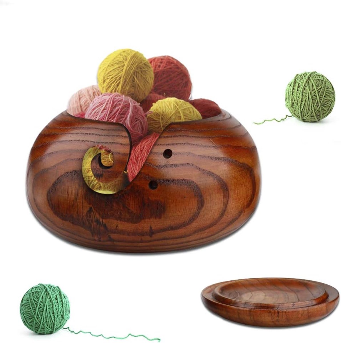 Garenkom van hout, Multifunctionele draagbare handgemaakte