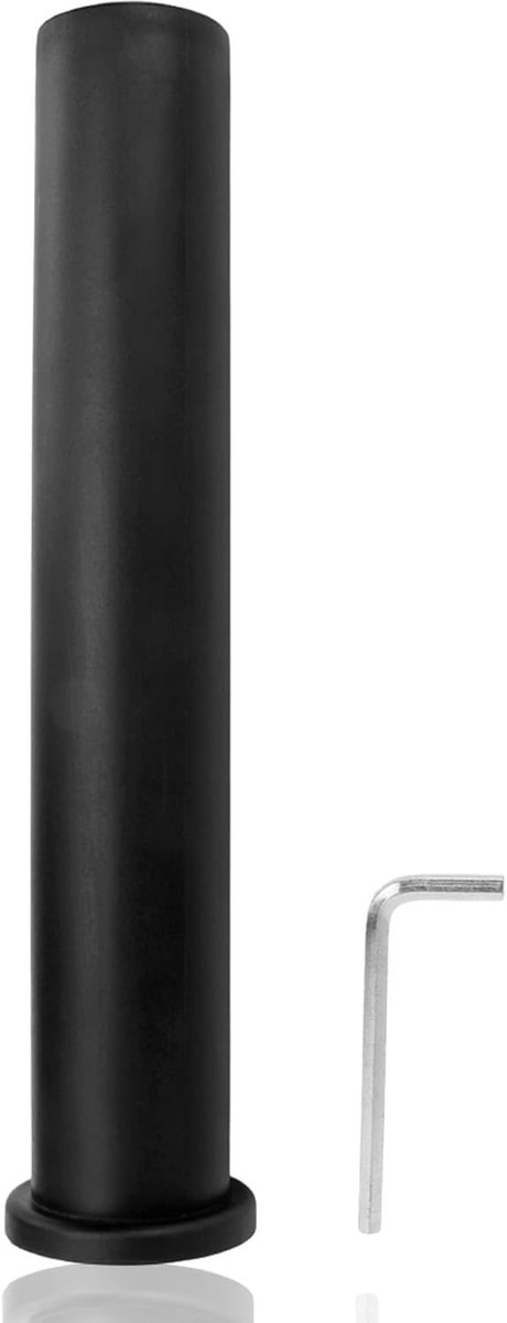 SnelShoppen - HERCHR Gewichtschijf Adapter Sleeves, Standaard Gewichtschijven, PP Zwart, 25mm naar 50mm Dumbbell Diameter Aanpassing, Fitness Accessoi