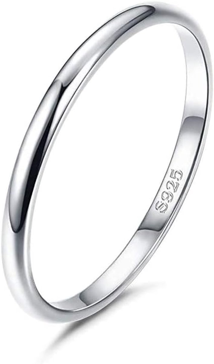 ring van 925 sterling zilver gerhodineerd gemaakt in Italië