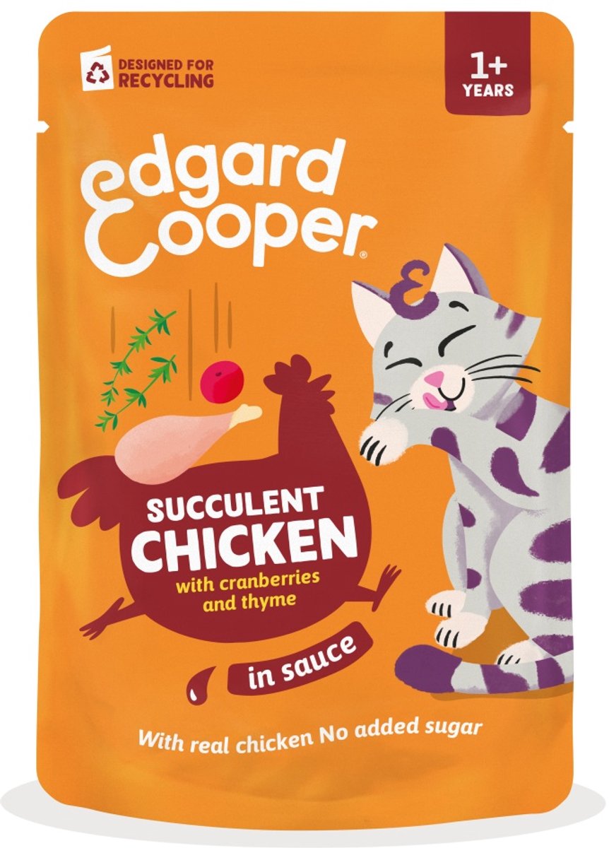 Edgard & Cooper Edgard & Cooper Kip in Saus 85 gram