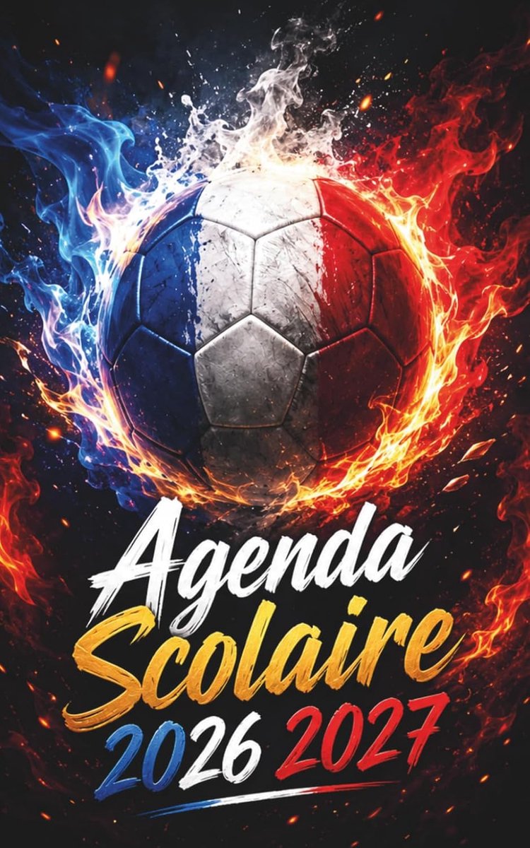Agenda scolaire 2026 2027 - Planificateur journalier - Voetbal ontwerp - Ideaal voor schoolgaande kinderen - ShopVlot