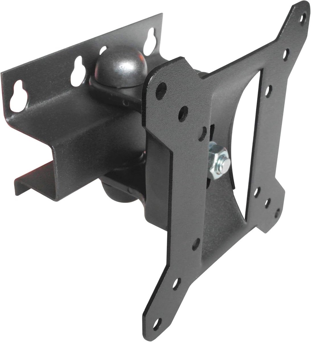 SnelShoppen - TV muurbeugel - draai- en kantelbaar - beugel voor 10-22 inch - voor LED LCD 3D HD 4K gebogen TV of monitor - maximaal 20 kg - VESA 75x7