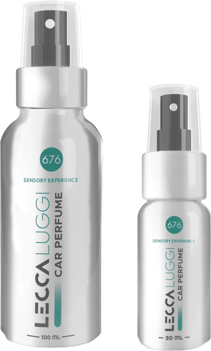 SnelShoppen - Luchtverfrisser Auto - 100 ml - Luxe Geur Spray met Sandelhout, Bourbon Vanille en Muskus - Langdurige Geur voor Elegantie en Verfijning