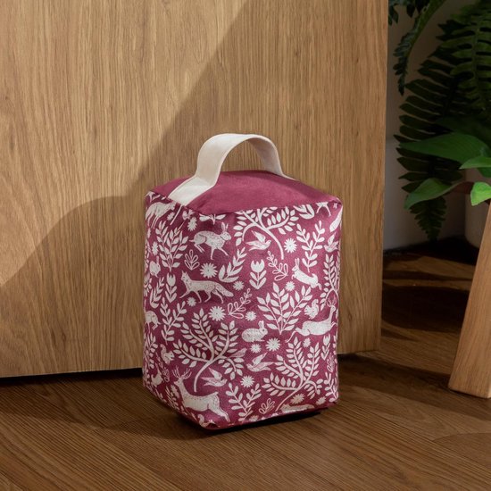 furn. Skandi Woodland Dieren Fluwelen Deurstop — afbeelding 4