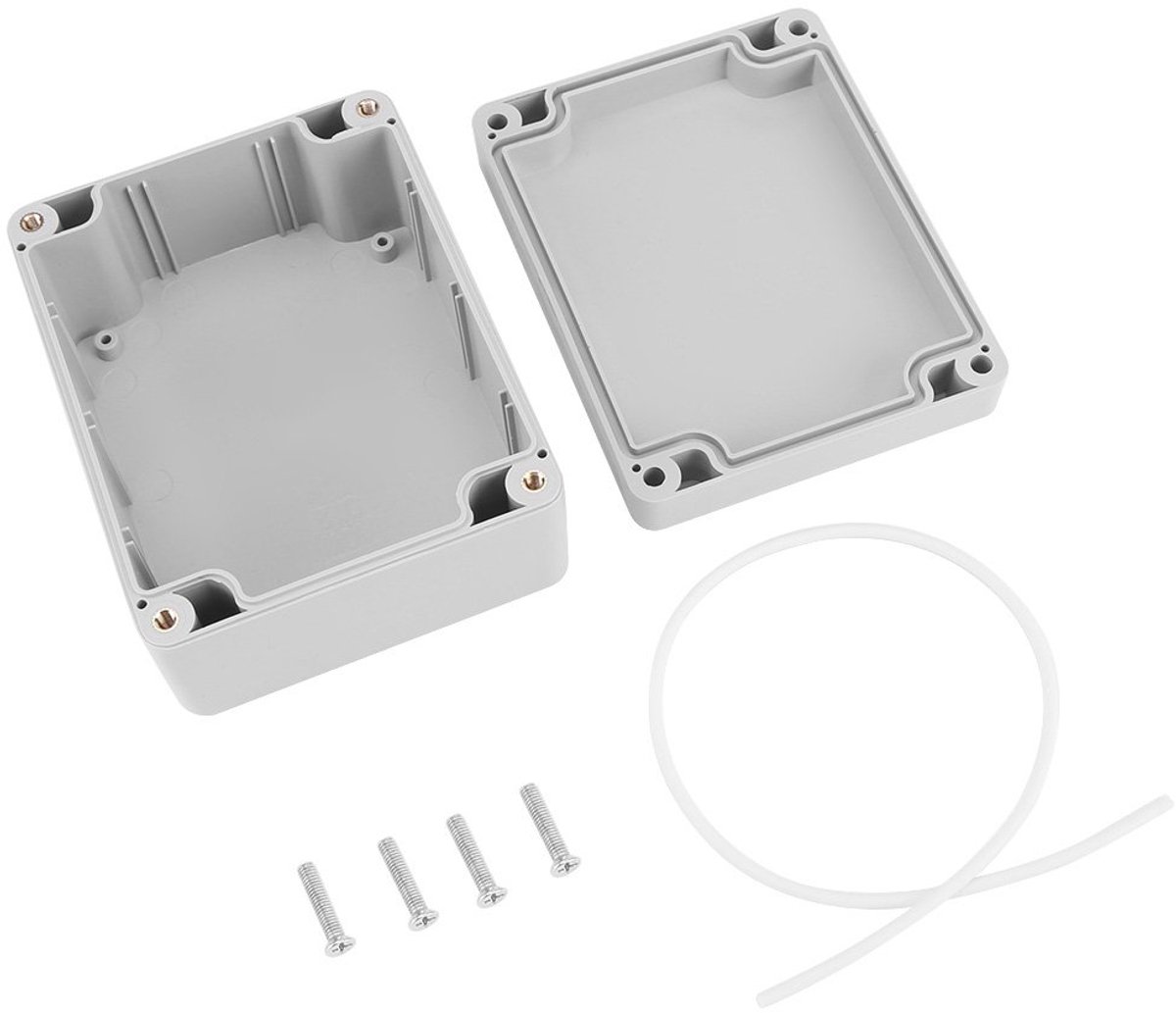 Elektrische behuizing, IP65, waterdichte aansluitdozen, kabelconnector, ABS-kunststof, elektrische aansluitdoos voor buiten, projectdoos, behuizing, instrumentbehuizing (115 * 90 * 55 mm), bedradingsaansluitingen