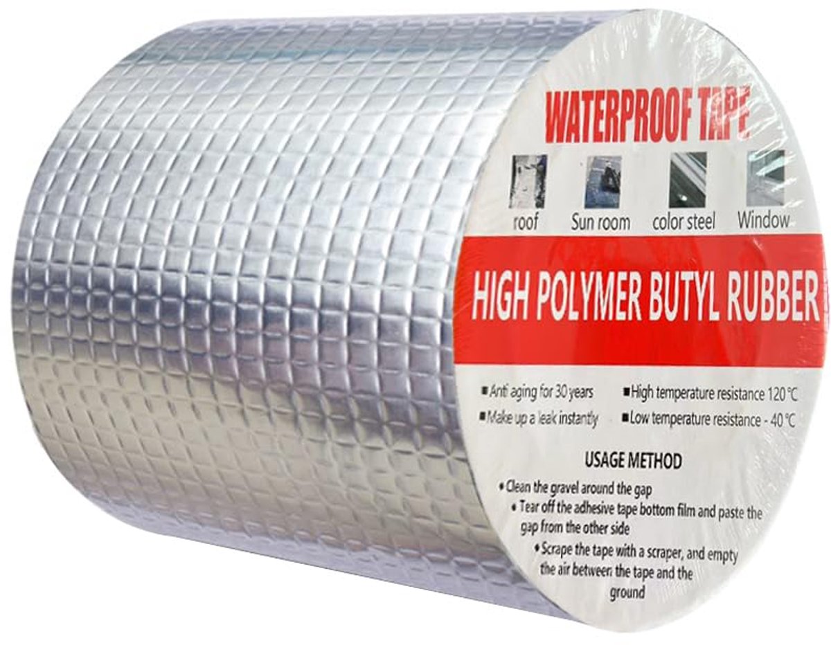 Butylband, waterdichte tape, voor buiten, bitumenband, zelfklevend