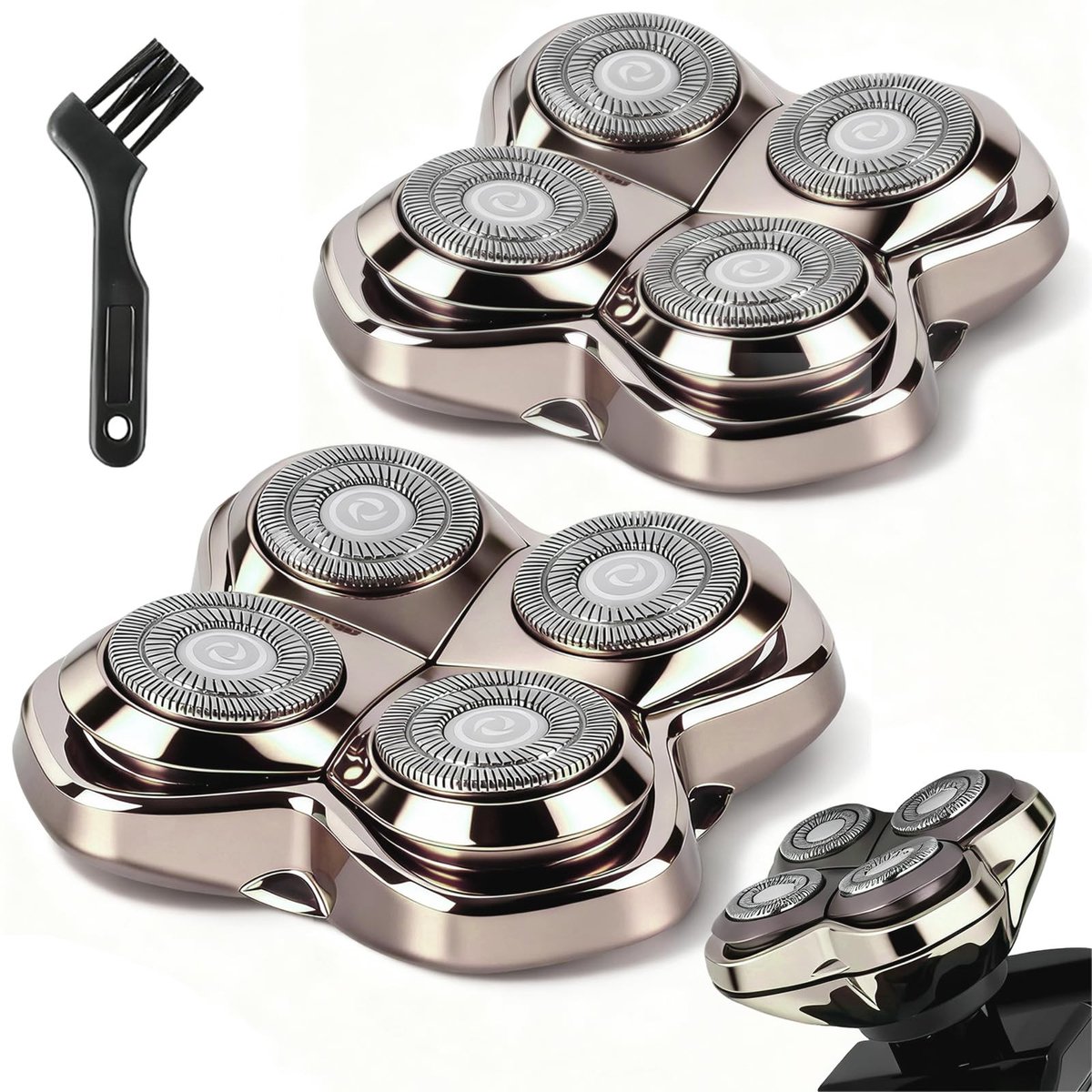 Omgoods - Pro 4 Vervangende Scheermesjes voor Diverse Bare Shavers - Efficiënt en Comfortabel