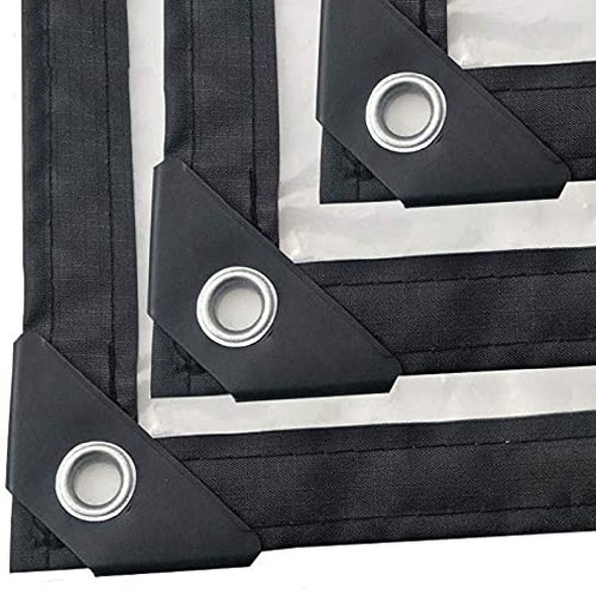 Omgoods - Transparante Waterdichte Zeil 2.5 x 4 m met Oogjes voor Tuin en Auto
