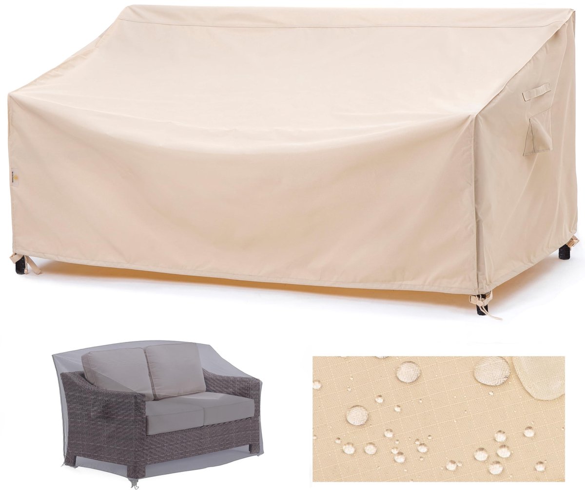 Omgoods - Waterdichte Tuinbankhoes 234x107x66 cm voor 3-4 Zitplaatsen