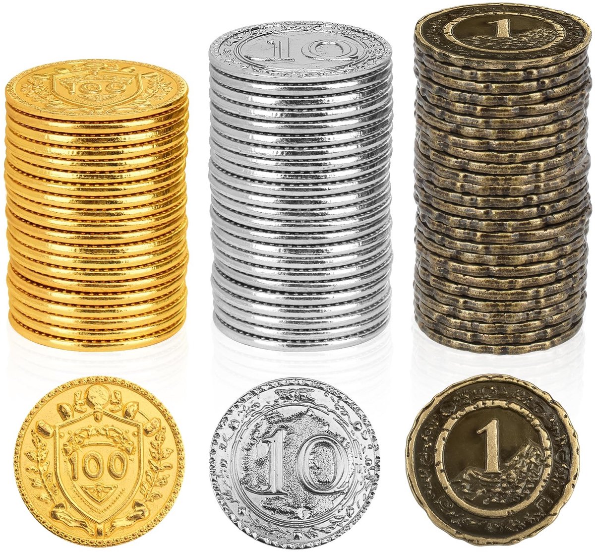 Omgoods - 150pcs Metalen Munten - Fantasy Tokens voor Spellen