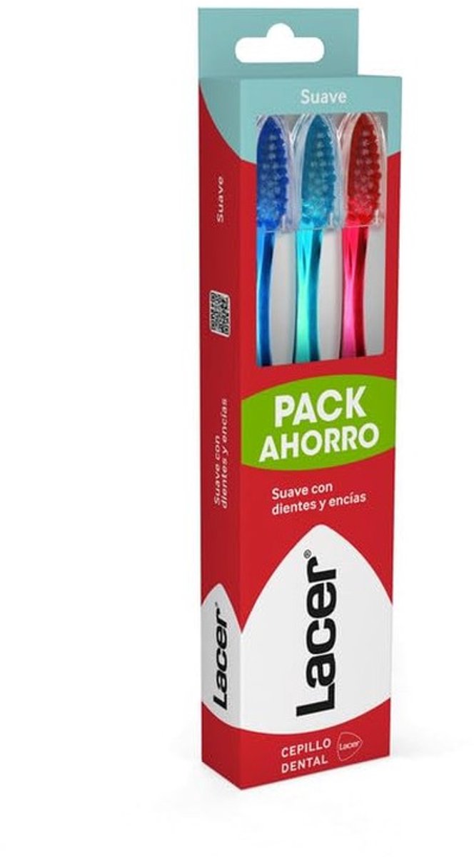 Omgoods - Set van 3 Zachte Tandenborstels voor Gevoelige Gums
